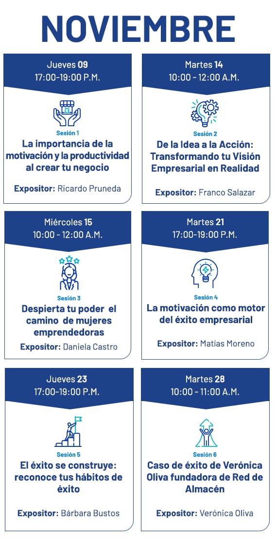 Calendario Noviembre 2023